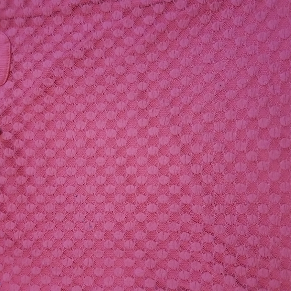 Liang Dian pink tank top with lace and bow GUC - Picture 5 of 10